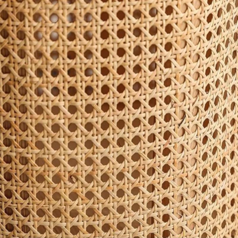 Elegant rattan side table with a practical storage solution for any room.