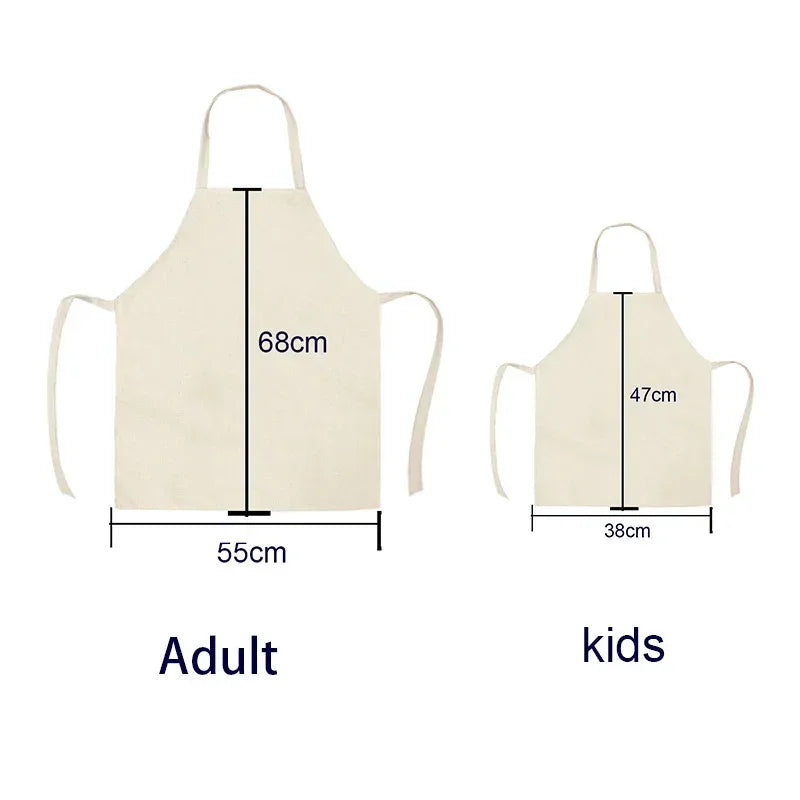 Durable and lightweight apron with a whimsical Dachshund pattern, great for everyday kitchen use. Photo of measurements.