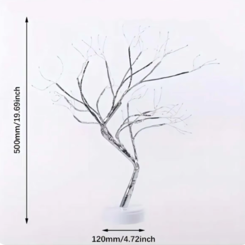 "Firefly tree lamp blending modern design with a touch of nature-inspired beauty.