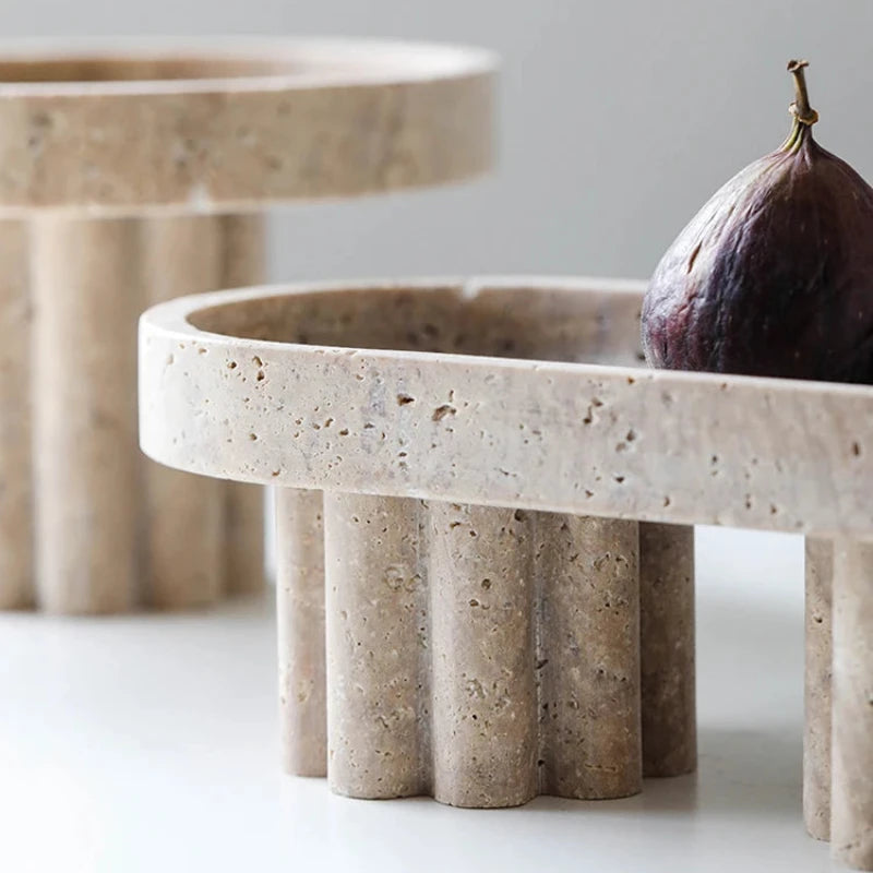 High-quality Stone Tray with minimalist design, ideal for upscale home decor.
