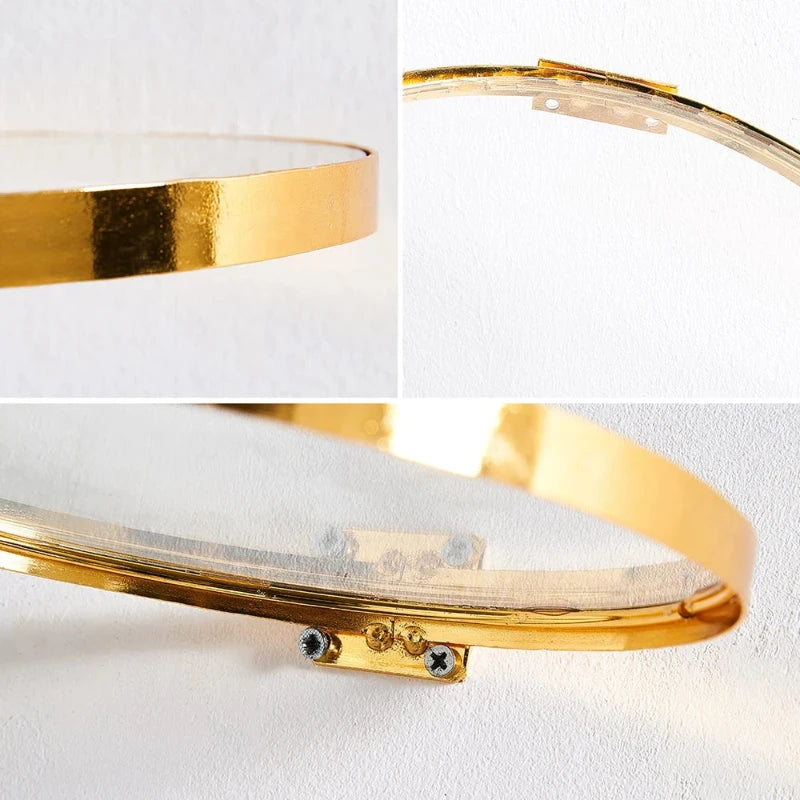 Durable glass hanging shelf with a polished finish, perfect for displaying books, candles, or plants.