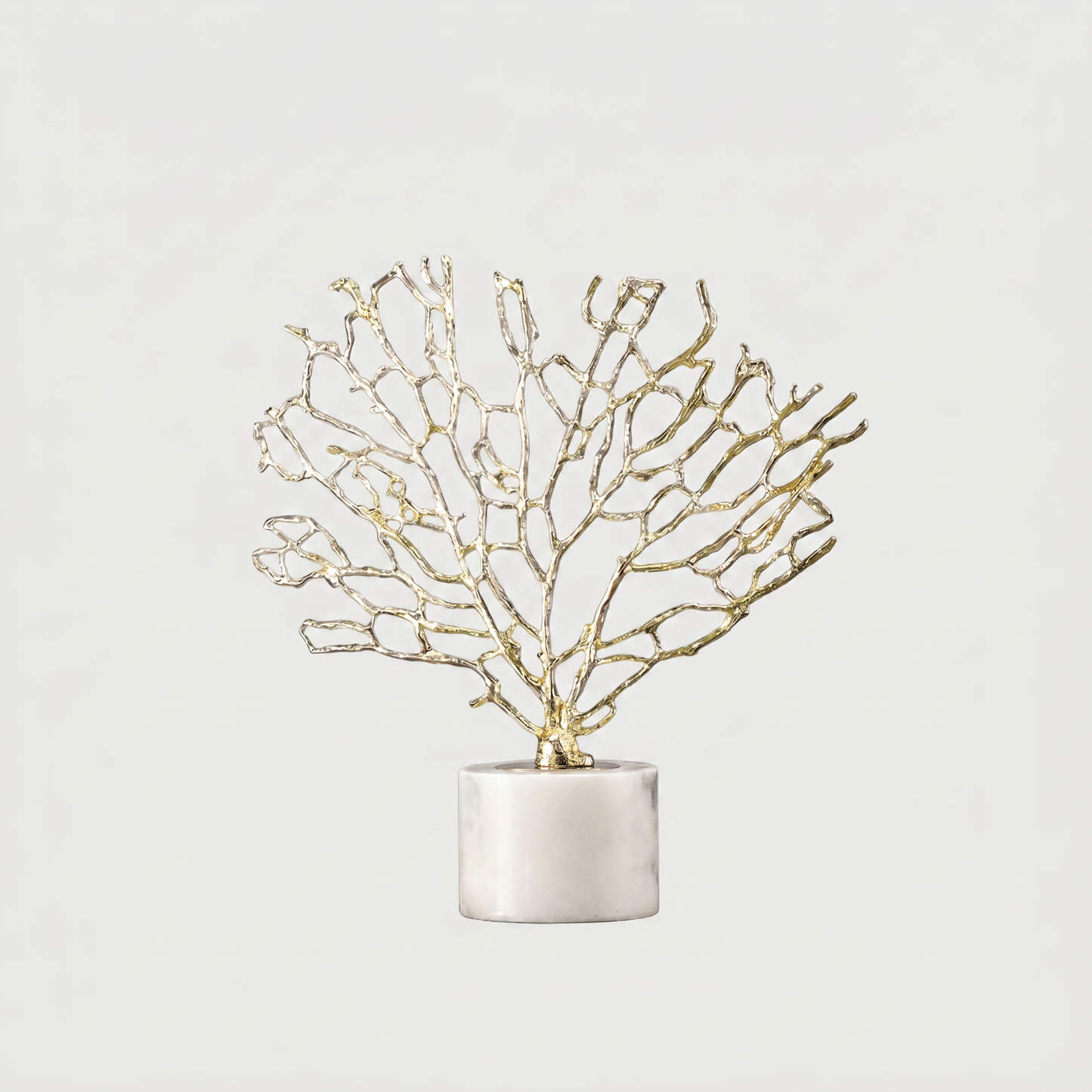 Gold Coral Sculptures