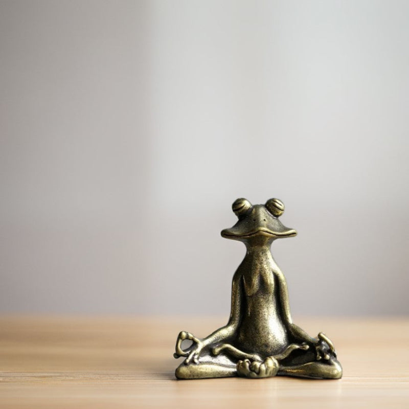 Zen Incense Frog figurine, crafted from durable materials, creates a peaceful, meditative atmosphere and brings calm to your home decor.