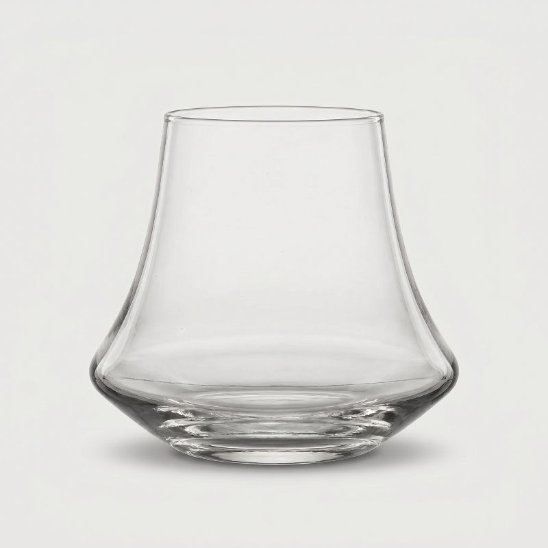10-oz. double old-fashioned whiskey glass on white background