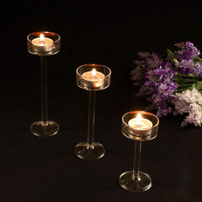 Glass Candle Holders