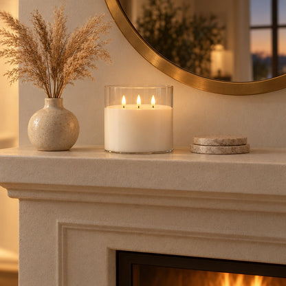 3-Wick LED Flameless Candle