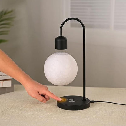 Levitating Wireless Charger Moon Lamp