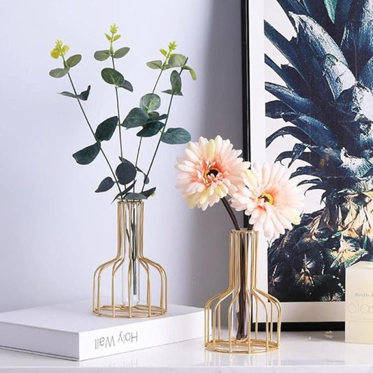 Gold Hydroponic Vase