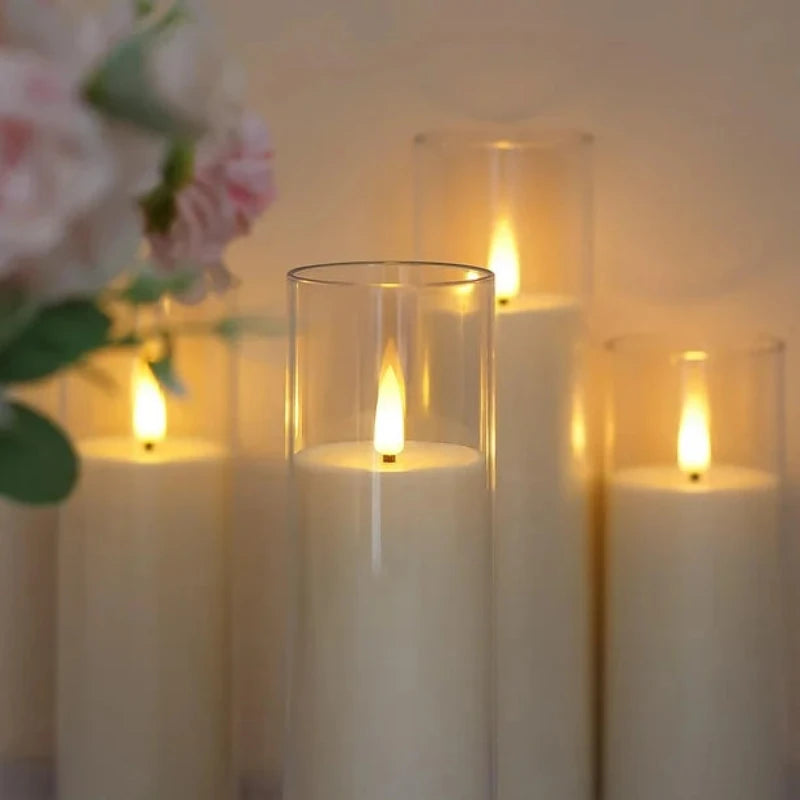 Flameless Candles 9pc Set