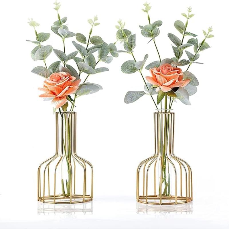 Gold Hydroponic Vase