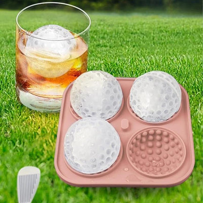 Golf ball ice tray, perfect for adding a fun touch to your home bar or golf party.