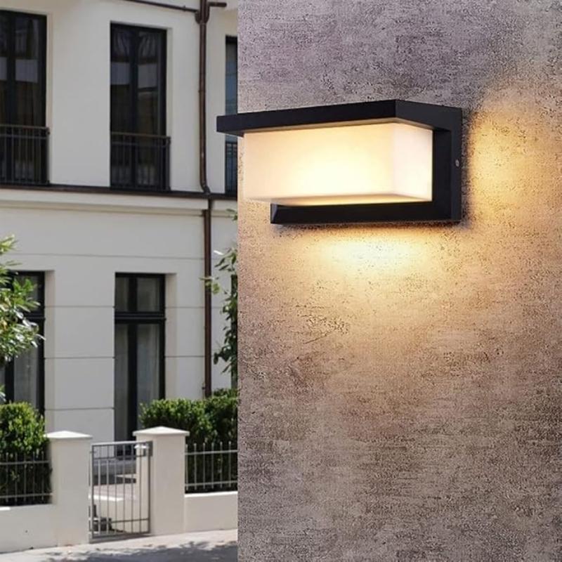 The Arya Motion Sensor Light mounted on a garden wall, offering bright and reliable outdoor lighting. With its IP65 weather-resistant rating and radar sensor technology, it provides both security and energy efficiency.