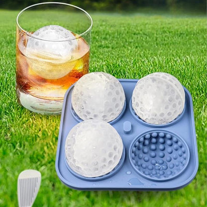 Creative golf ball ice tray, ideal for making novelty ice cubes that golf lovers will enjoy.