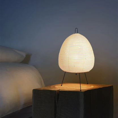 Modern Akari lamp with artistic design, perfect for illuminating your desk or side table.