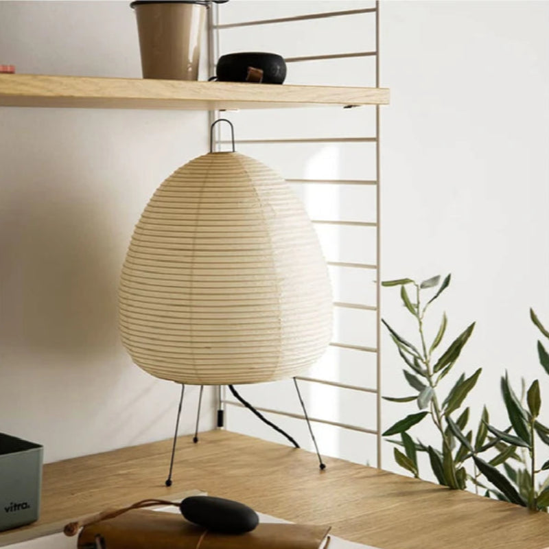 Akari lamp with neutral tones, effortlessly complementing both modern and traditional spaces.