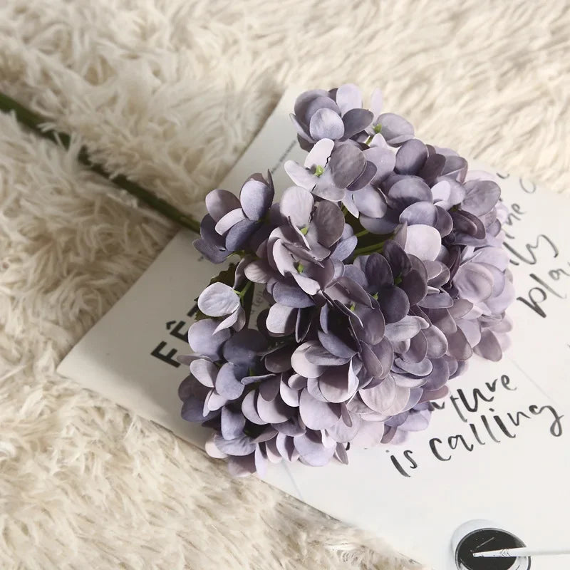 Lifelike artificial hydrangeas, a beautiful and low-maintenance floral accent for your home