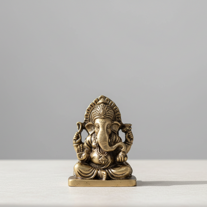 Buddha Elephant statue with serene detailing on a light grey background – handcrafted zen-inspired home decor by Kiyo Home