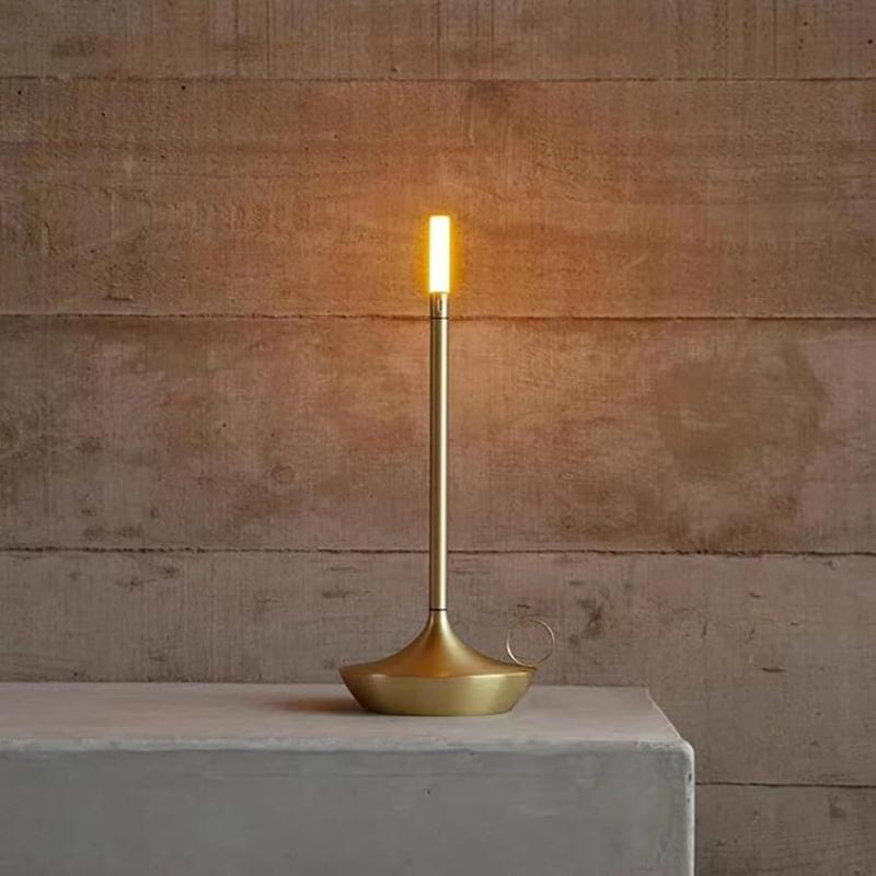 Modern portable candle lamp ideal for creating a serene ambiance.