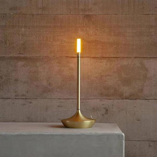 Modern portable candle lamp ideal for creating a serene ambiance.