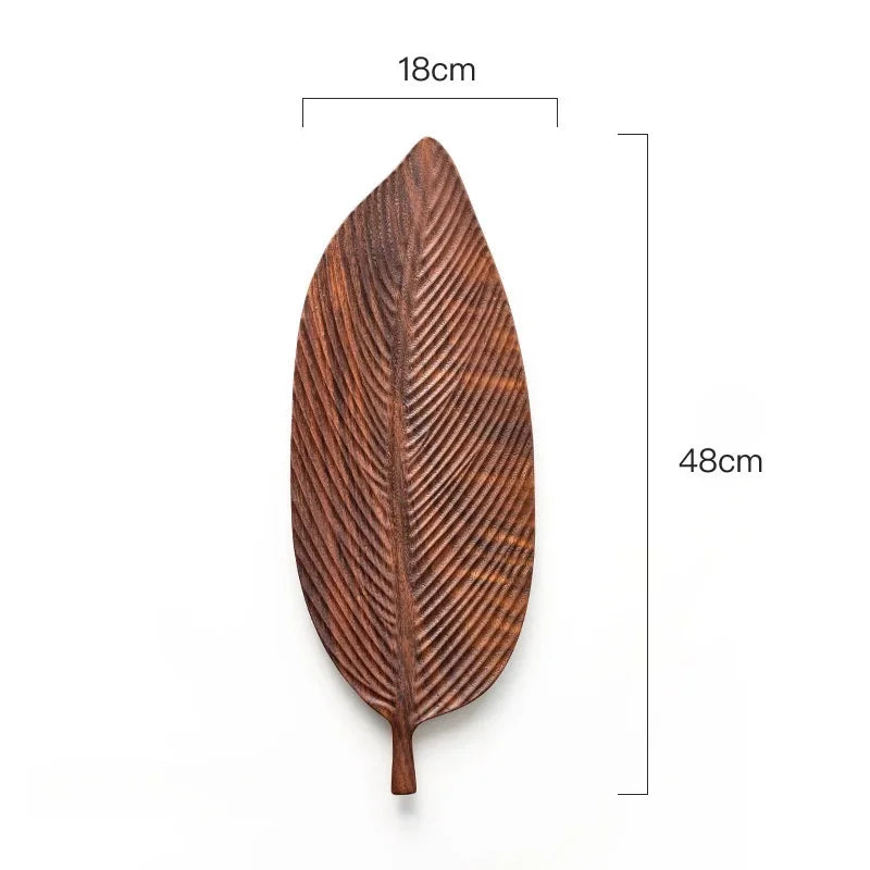 Wooden Leaf Tray