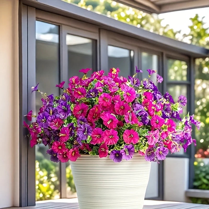 Artificial UV Protected Flowers 8-Piece Set