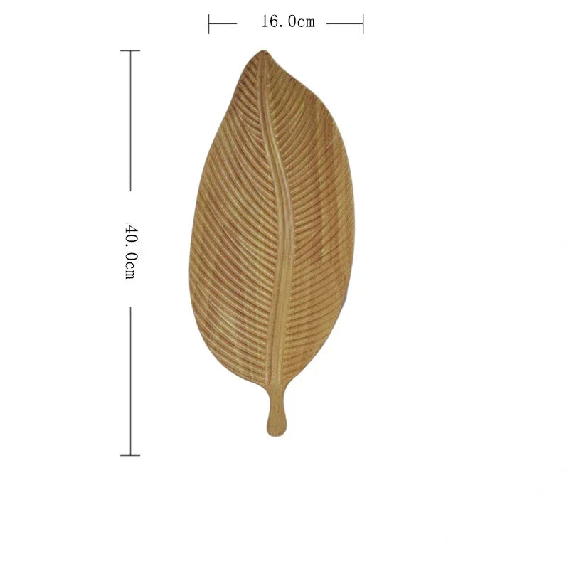 Wooden Leaf Tray