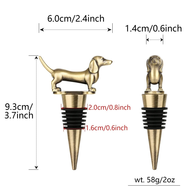 Dachshund & Labrador Bottle Stopper