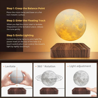 Levitating Moon Lamp