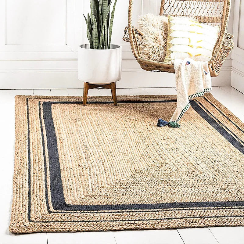 Natural Jute Hand Woven Rug