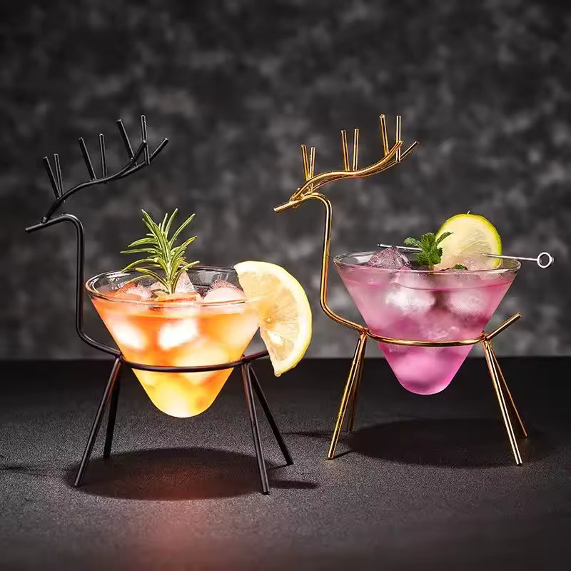 Reindeer Cocktail Glasses