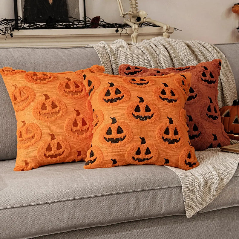 Fall Halloween Throw Pillow Covers