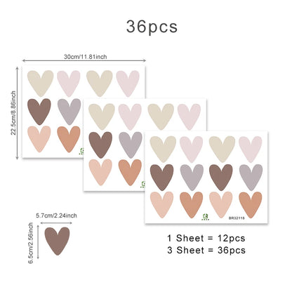 Heart Wall Stickers