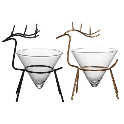 Reindeer Cocktail Glasses