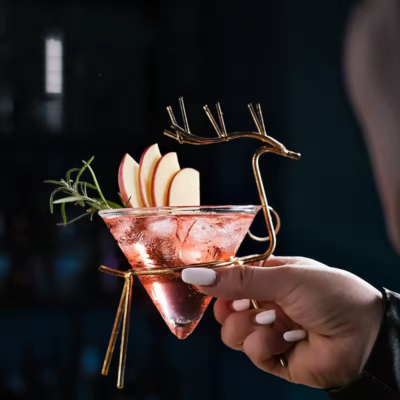 Reindeer Cocktail Glasses