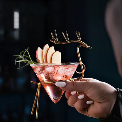 Reindeer Cocktail Glasses