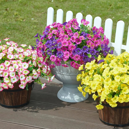 Artificial UV Protected Flowers 8-Piece Set