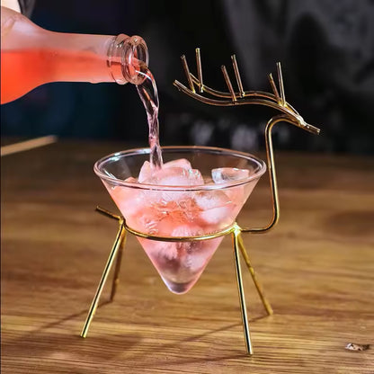Reindeer Cocktail Glasses