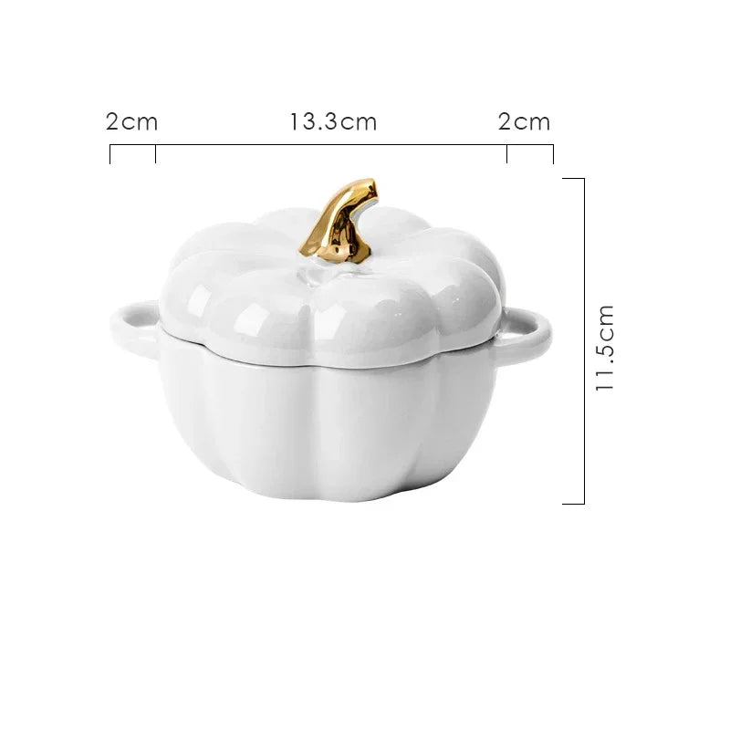 White pumpkin bowl dimensions.