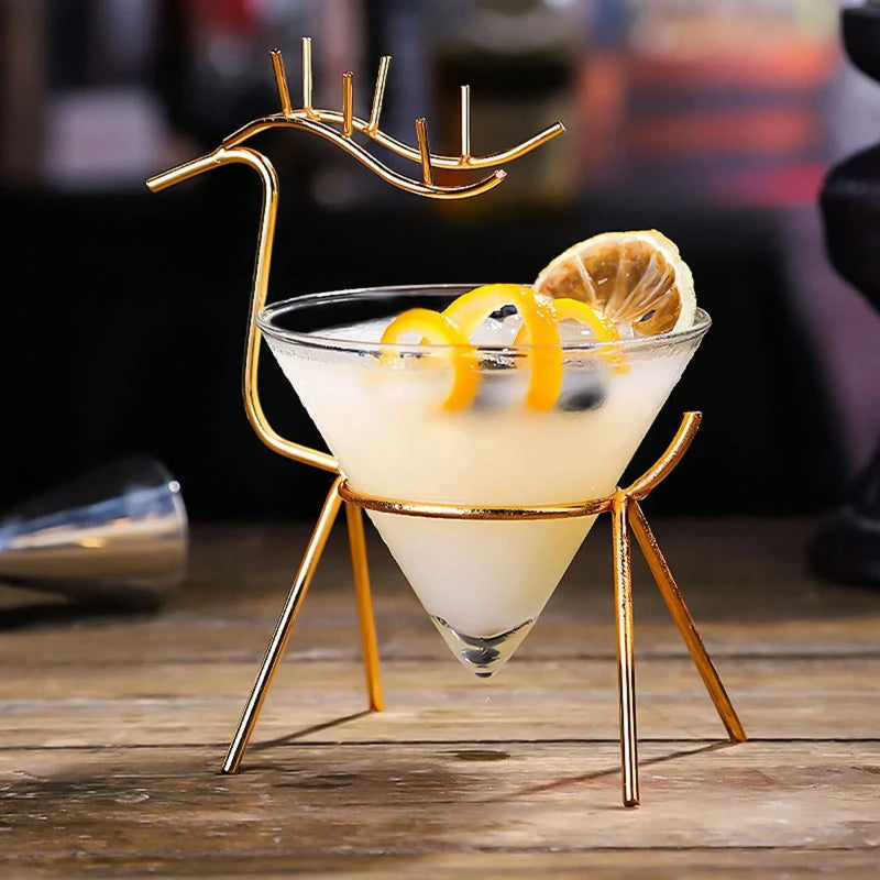 Reindeer Cocktail Glasses