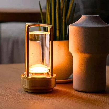 Modern Metal Table Lamp with sleek design, perfect for bedside or living room decor.