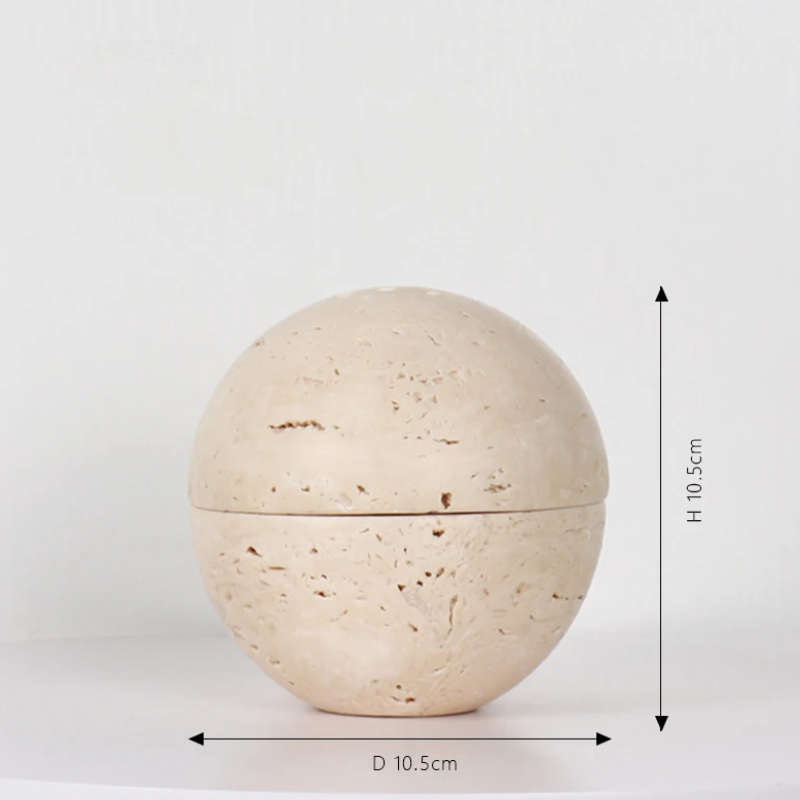 Travertine Incense Burner