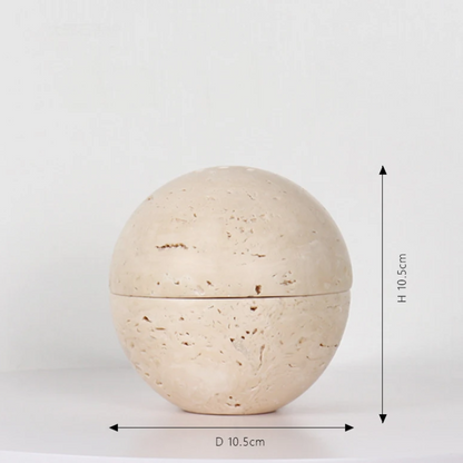 Travertine Incense Burner