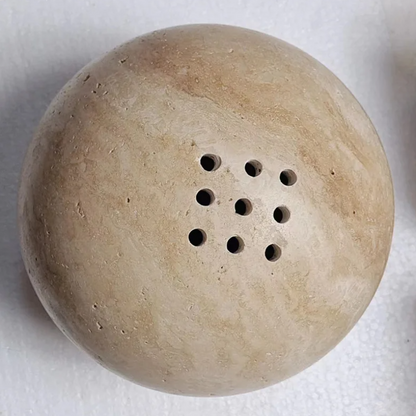 Travertine Incense Burner