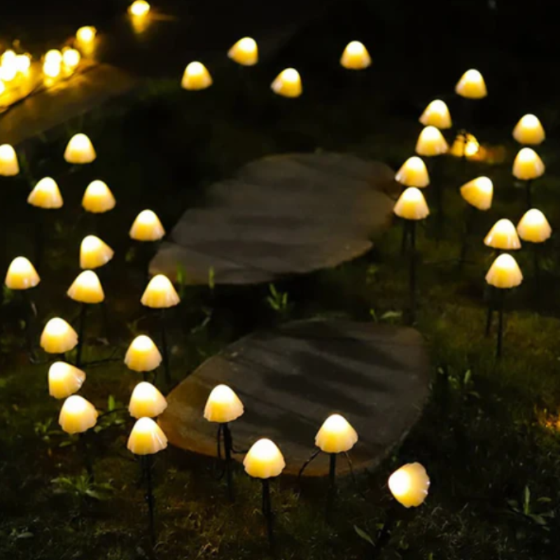 Solar Mushroom Lights