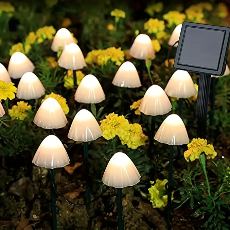 Solar Mushroom Lights