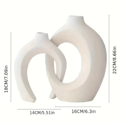 Nordic 2pc Vase Set