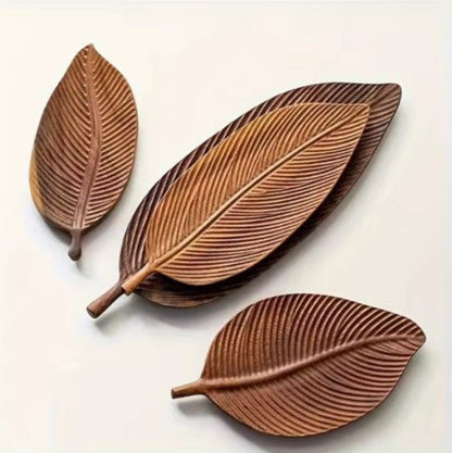 Wood Leaf Tray