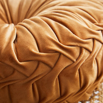 Close-up of brown textured fabric