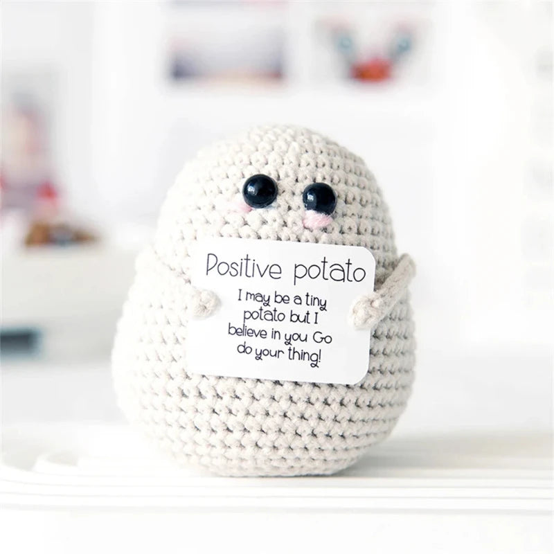 Pocket-sized Positive Potato bringing smiles and good vibes.