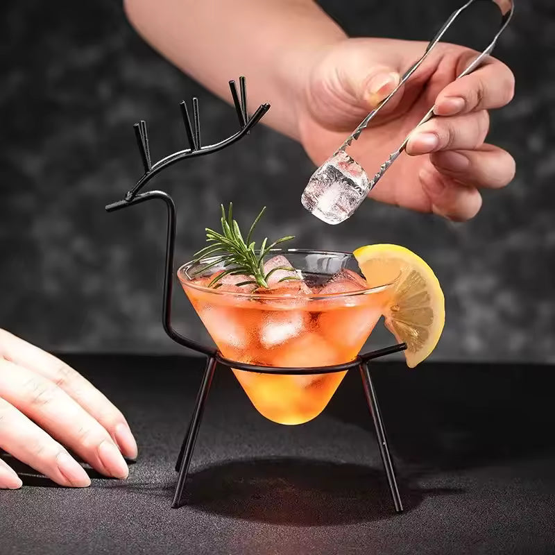 Reindeer Cocktail Glasses